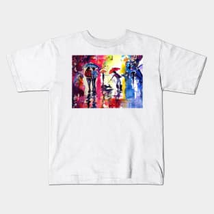 Rainy day cd Kids T-Shirt